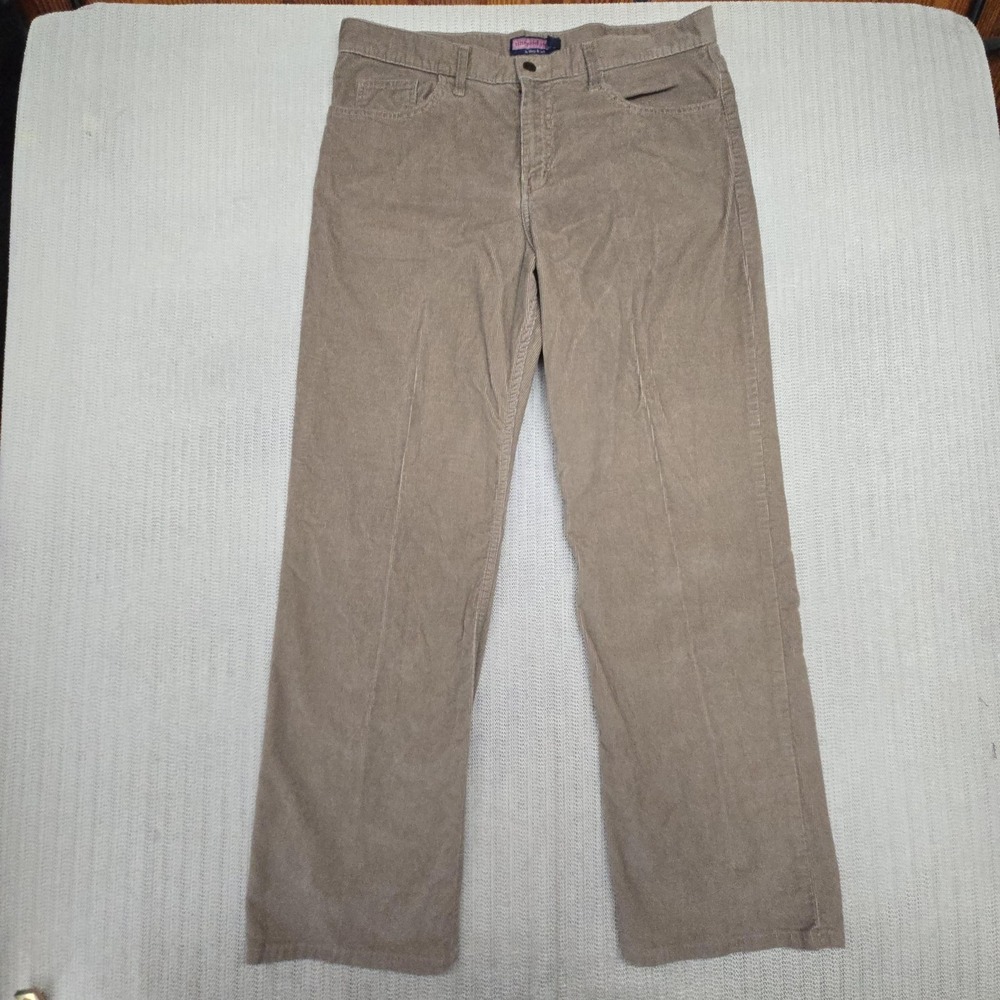 Vineyard Vines Pants Mens 36x31 Beige Corduroy 5-Pocket Straight Leg Casual